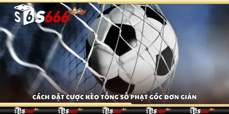 Cách đặt cược kèo tổng số phạt góc đơn giản