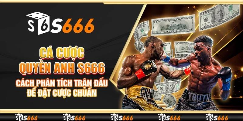 Cá cược quyền anh S666 – Cách phân tích trận đấu để đặt cược chuẩn