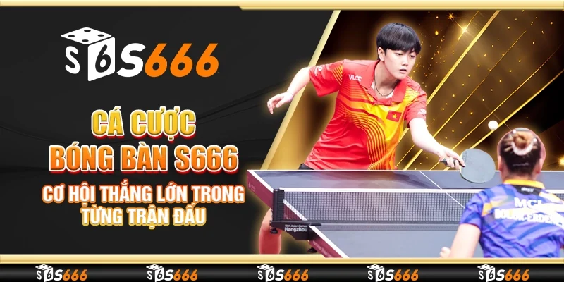 Cá cược bóng bàn S666 - Cơ hội thắng lớn trong từng trận đấu