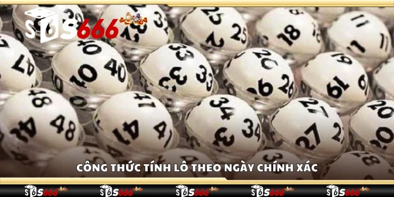 Các công thức tính lô theo ngày chính xác