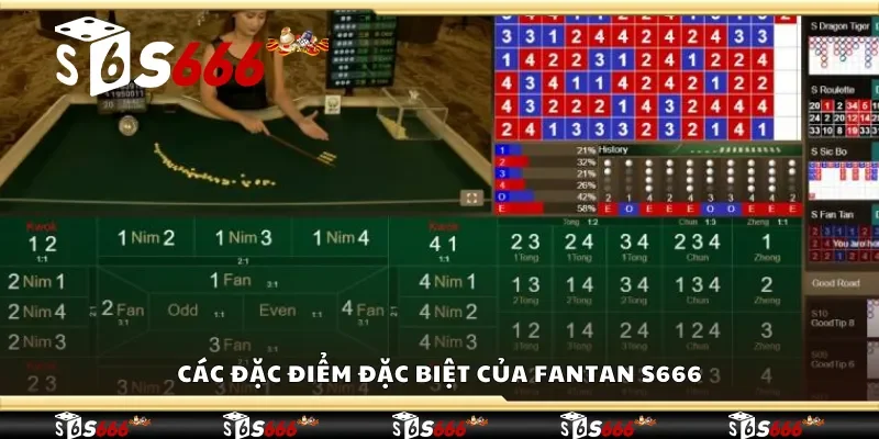 Các đặc điểm đặc biệt của Fantan S666