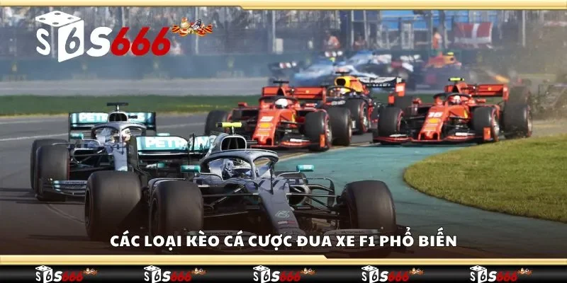Các loại kèo cá cược đua xe F1 phổ biến