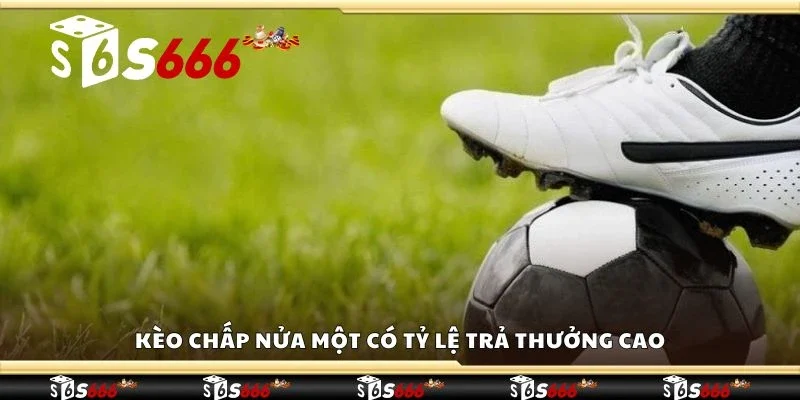 Kèo chấp nửa một có tỷ lệ trả thưởng cao