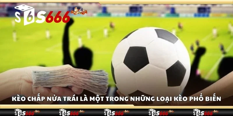 Kèo chấp nửa trái là một trong những loại kèo phổ biến