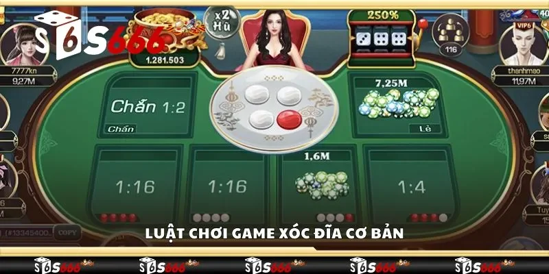Luật chơi game xóc đĩa cơ bản