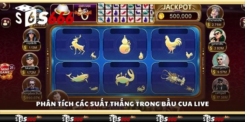 Phân tích các suất thắng trong bầu cua live
